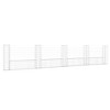 vidaXL U-shape Gabion Basket with 5 Posts Iron 196.9"x7.9"x39.4" - 2 of 4