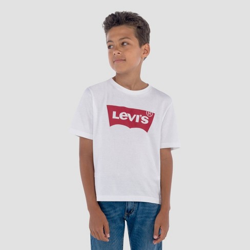 Levi's® Boys' Batwing Logo Short Sleeve T-shirt : Target