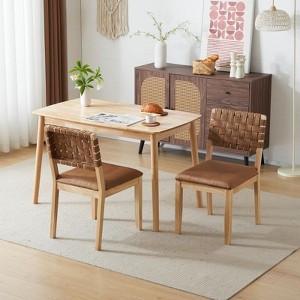Karl Home Mid Century Modern Wooden Dining Chairs Set Of 2 - 1 of 4