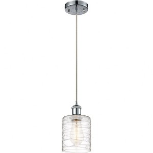 Cobbleskill - 1 Light Cord Hung Mini Pendant In Industrial Style-8 Inches Tall and 5 Inches Wide - 1 of 1