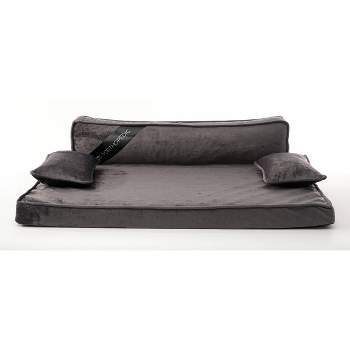Precious Tails Modern Sofa Cat and Dog Bed - M - Gray