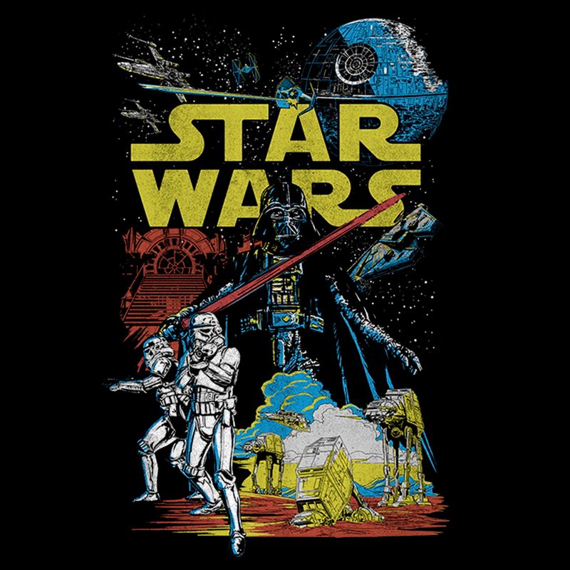 Men's Star Wars Galactic Battle T-Shirt, 2 of 6