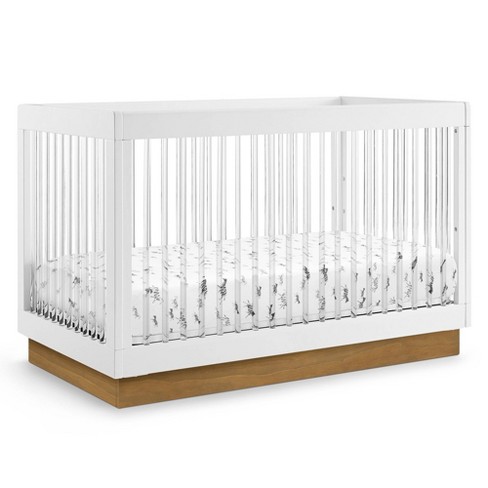 Gold and white crib hotsell