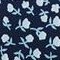 navy blue floral