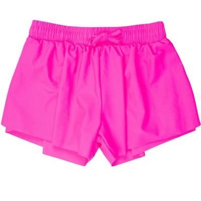 Neon Pink Butterfly Shorts