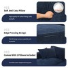 NicBex Modular Sectional Sofa,Chenille L-Shaped Compressed Couch with 2 Pillows for Living Room,Apartment,Office,No Assembly Require,Blue - 4 of 4