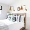 7" (Set of 2) LED Rover Adjustable Classic Glam Arm Metal Wall Sconces Brass/Gold - JONATHAN Y: Hardwired, ETL Listed, 2700K - 2 of 4