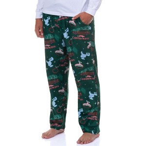 National Lampoon's Christmas Vacation Pajamas Men's Fleece Lounge PJ Pants - 1 of 4