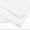 Unique Bargains Waffle Weave Pattern Soft Absorbent Cotton Bath Towel Classic Design 55.12''x27.56'' for Bathroom Shower 1Pc - 3 of 4