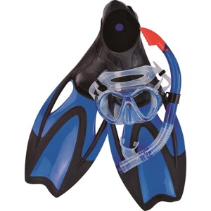 Pool Central 3pc Zray Teen/Young Adult Pro Scuba or Snorkeling Swimming Pool Set - Medium - Blue - 1 of 1