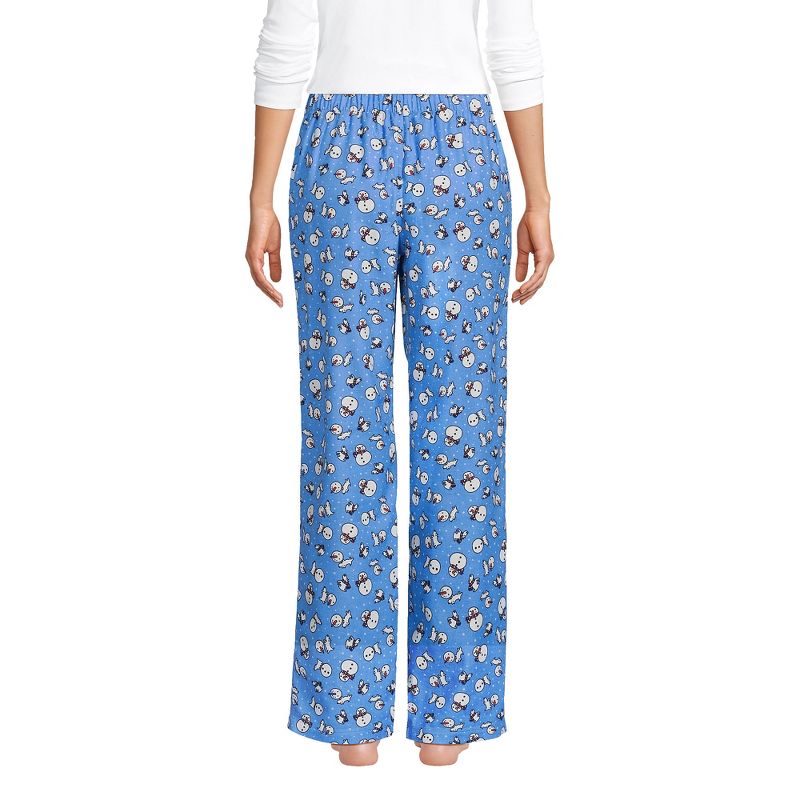 Lands' End Women's Print Flannel Pajama Pants, 2 of 5