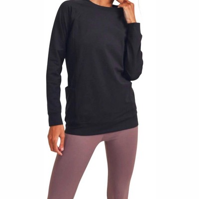 Women's Active Raglan Pullover - mono b