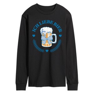 Men's - Instant Message - Ich Liebe Bier Oktoberfest Long Sleeve Graphic T-Shirt - 1 of 4