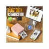 Nelko PM230 Portable Bluetooth Sticker Printer Pink with 2pk 54mmx3.5m White Rolls - 2 of 4