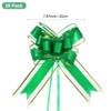 Unique Bargains Plastic Gold Edge Satin Gift Wrap Bows Pull Bows 20 Pcs - 3 of 4