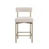 Sunpan Seneca Counter Stool in Antique Brass-Danny Ivory - 2 of 4