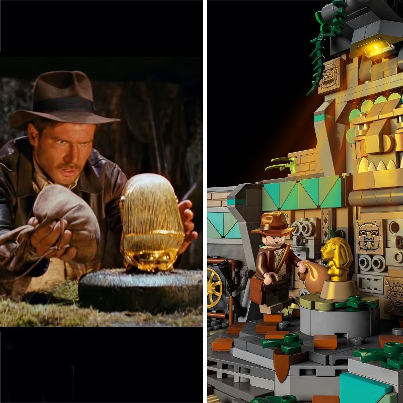 LEGO Indiana Jones Raiders of the Lost Ark Temple of the Golden Idol Building Kit 77015, 4 of 8