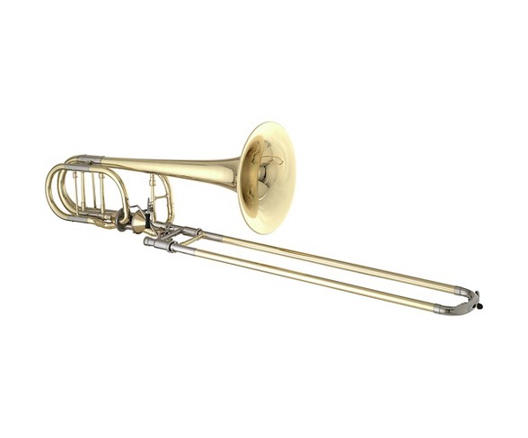 Getzen 3062AF Custom Series Bass Trombone 3062AFR Lacquer Red Brass Bell