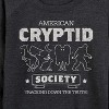 Women's - Instant Message - Cryptid Society Lightweight French Terry Wide Neck Long Sleeve Graphic Shirt - 2 of 4