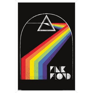 Trends International Pink Floyd - The Dark Side Of The Moon Illustration Variant Framed Wall Poster Prints - 1 of 4
