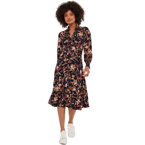 joe brown midi dresses Lilac Joe Browns Floral V-Neck Short Sleeve Midi Dress
