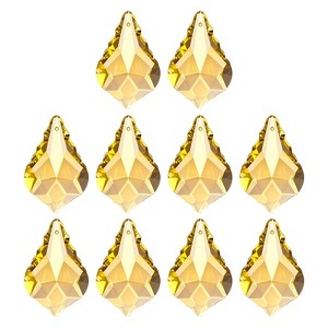 Unique Bargains Hanging Ornament DIY Craft K9 Crystal Pendant Teardrop Beads 10 Pcs - 1 of 4