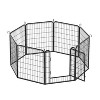 Chery Life Heavy Duty Metal Playpen With Door, 31.7"H Dog Fence, Pet Exercise Pen - 2 of 4