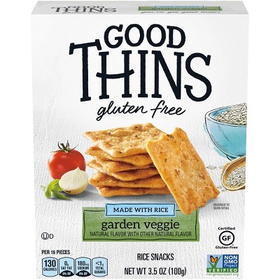 Good Thins: The Rice One - Veggie Blend Crackers - 3.5oz