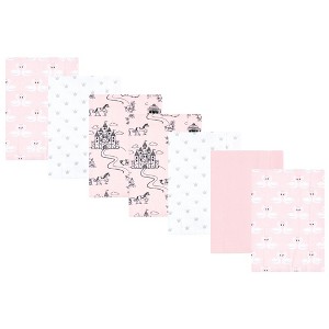 Luvable Friends Hudson Baby Flannel Burp Cloths 7pk Set - 1 of 2