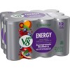 V8+ Energy Pomegranate Blueberry Energy Drink from Black & Green Tea - 12pk/8 fl oz Cans - 3 of 4