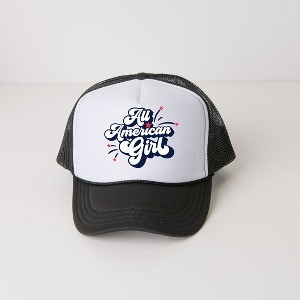The Juniper Shop All American Girl Youth Foam Trucker Hat - 1 of 2