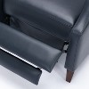 Okak Push Back Recliner Chair Accent Chair Faux Leather Recliner Sofa Chair with Solid Wood Legs for Living Room Bedroom - 4 of 4