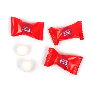 Red Graduation Candy Mints Party Favors Individually Wrapped Buttermints Class of 2025 - 55 Pcs - 1 of 4