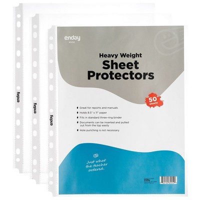 Universal Top-load Poly Sheet Protectors Standard Letter Clear 100/box  21125 : Target