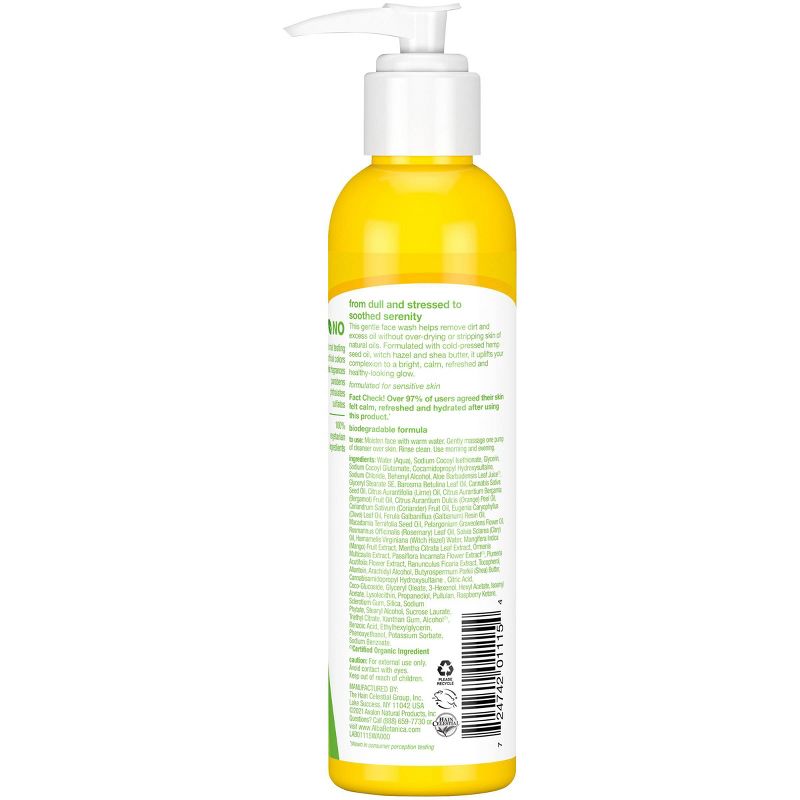 Alba Botanica Hemp Seed Oil Calming Cleanser - 6 fl oz, 3 of 6