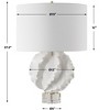 Uttermost 30292 Saylor White Table Lamp - 3 of 4