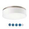 Progress Lighting Maier 1-Light LED Flush Mount, Brushed Nickel, Etched White Opal Acrylic Diffuser - 2 of 2
