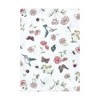 Hudson Baby Infant Girl Cotton Flannel Burp Cloths Bundle, Hummingbird Garden, One Size - 3 of 4