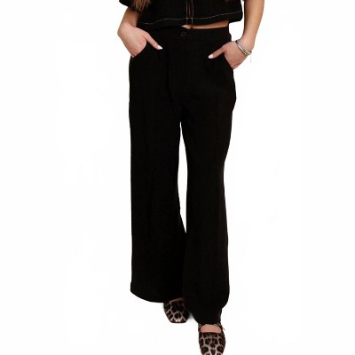 Women's Shape Of You Wide Leg Pants - FRNCH
