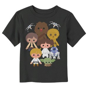 Toddler's Star Wars Cute Cartoon Rebels T-Shirt - 1 of 3