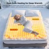 AENKYO Heated Mattress Pad Queen - 10 Heat Settings with Dual Control & Auto Shut-Off, Machine Washable Bed Warmer - 2 of 4