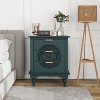 NicBex 3 Drawers Dresser for Bedroom with Hollow-Carved,Chest of Drawers with Metal Handles Design,Storage Dressers for Bedroom - 2 of 4