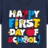Boys' - Instant Message - Happy First Day Of School Short Sleeve Graphic T-Shirt - 2 of 4