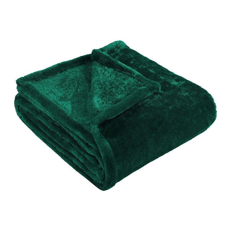 Cozy and Warm Microfiber Fleece Blanket - Blue Nile Mills, 1 of 5