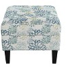Grungis Modern Square Ottoman Bench,Footrest Ottoman with Birch Wood Legs for Living Room,Entryway and Bedroom - 3 of 4