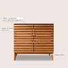 JONATHAN Y VAN1004 Calandre 20 in. W x 18 in. D x 33 in. H Thin Linear Slat Modern 2-Shelf Bath Vanity Cabinet Only (Sink Basin not Included) - 4 of 4