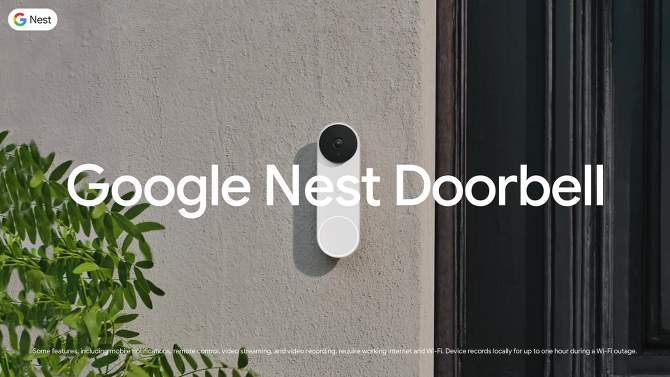 Google Nest Doorbell (Wired) 2nd Generation, 2 of 10, play video
