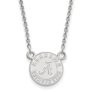 Black Bow Jewelry Sterling Silver Alabama Crimson Tide NCAA Necklace 18 Inch - 1 of 4