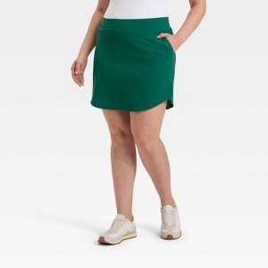 Women's Flex Woven High-Rise Skort 17.5" - All In Motion™ - 1 of 2
