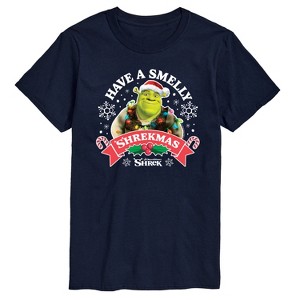 Men's - Shrek - Have a Smelly Shrekmas Short Sleeve Graphic T-Shirt - 1 of 3